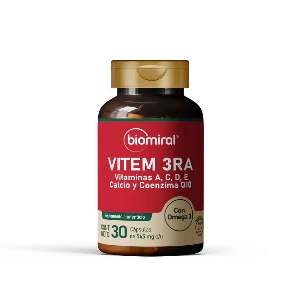 Biomiral Vitem 3ra Vitaminas A,c,d,e 30 Càpsulas